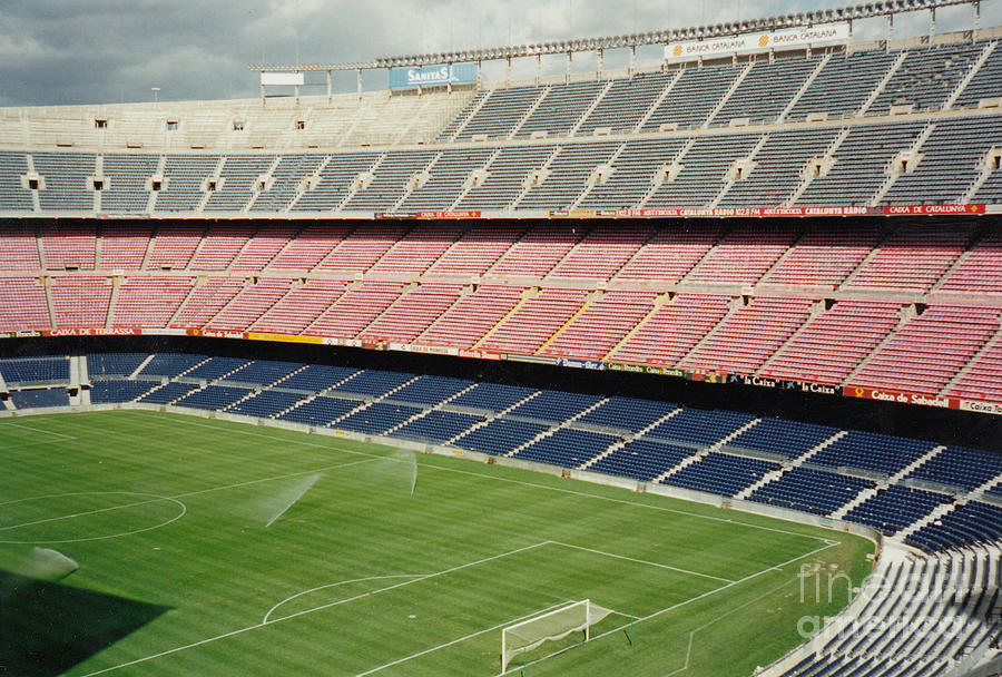 FC Barcelona - Camp Nou - East Side Photograph by Legendary Football Grounds