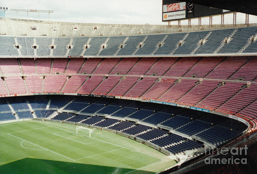 FC Barcelona - Camp Nou - South End Photograph by Legendary Football Grounds