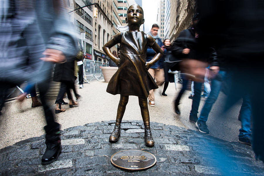 Fearless Girl Photograph by Stephen Holst
