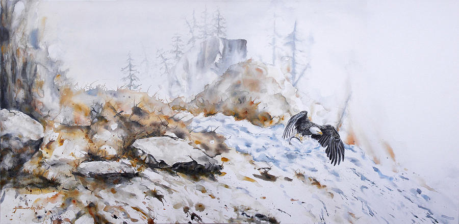 Wildlife Painting - Feast by Joel Sundquist