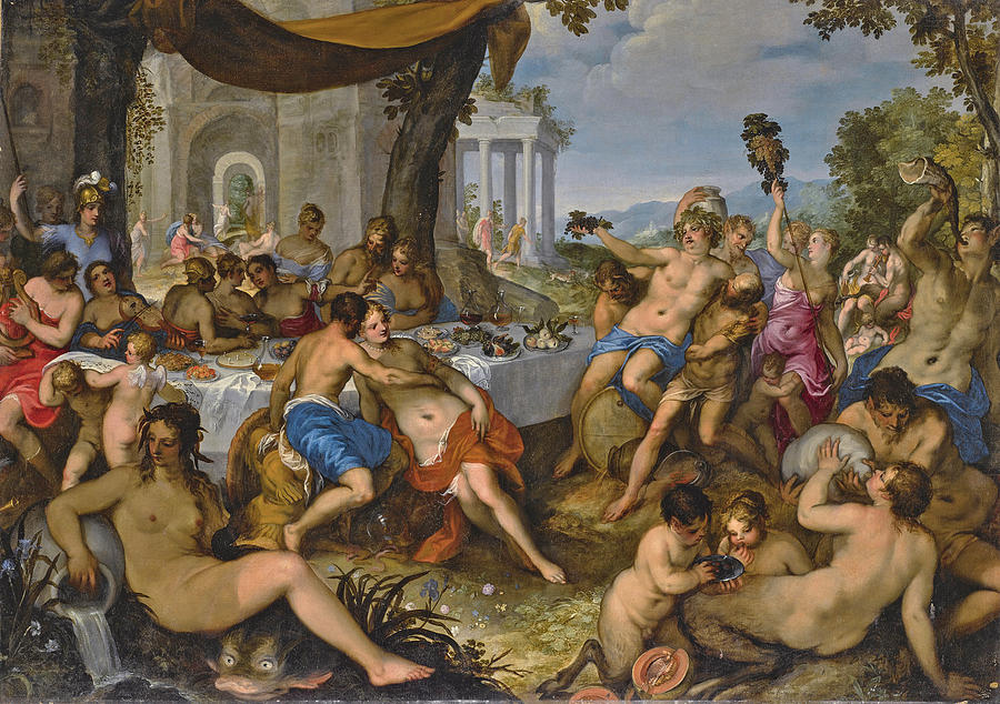 Feast of the Gods Painting by Hans Rottenhammer