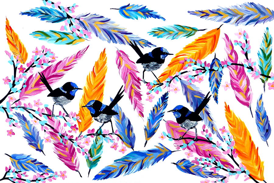 Feather Designs Painting