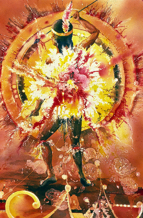 Feather Spirit Dancer Painting by Connie Williams