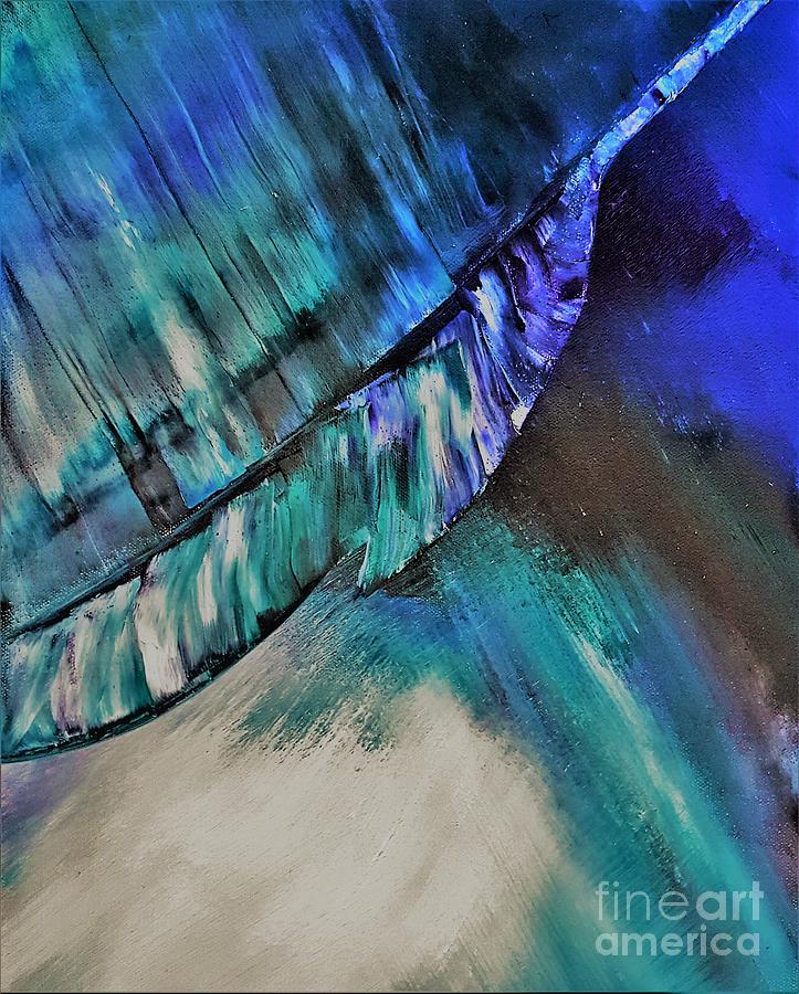 Feather Splash Painting by Tracey Lee Cassin