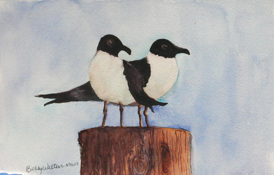 Feathered Friends Painting by Bobby Walters