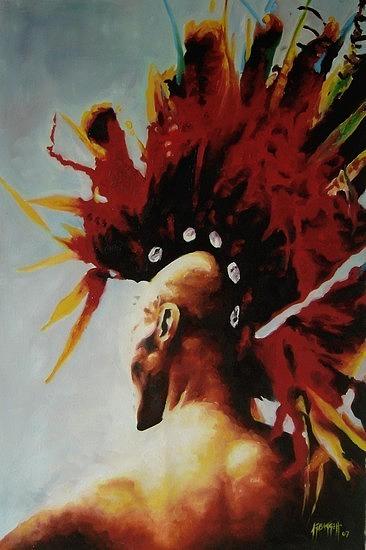 Feathers Painting - Feathers by Angela Baggett Feathers Painting - Feathers by Angela Baggett