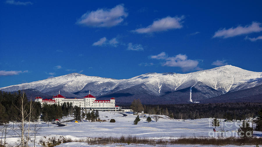 Winter at The Mount Washington Hotel Photograph by New England Photography