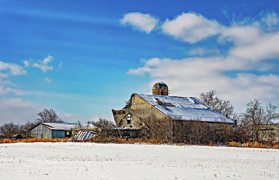 February Barn 2 Photograph by Steve Harrington