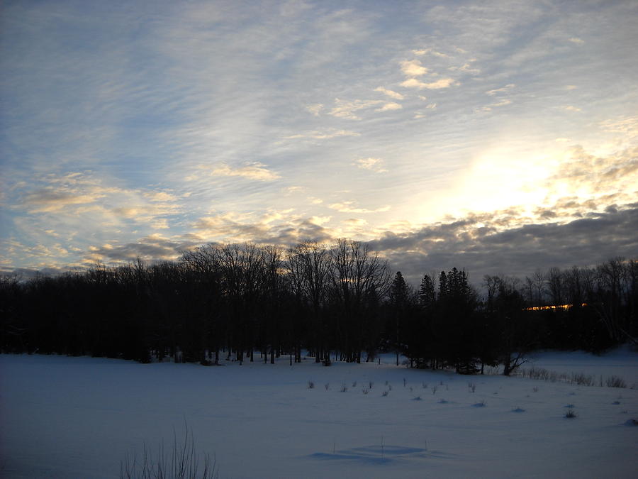 February Dawn Clouds Photograph by Kent Lorentzen
