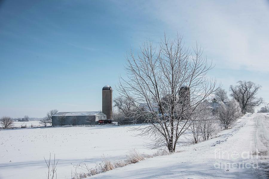 February farmland Photograph by David Bearden