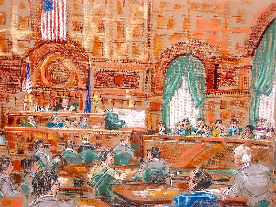 Federal Court Painting by Les Leffingwell