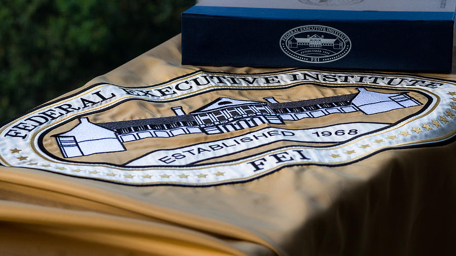 Federal Executive Institute Embroidered Banner Photograph by Lori Coleman