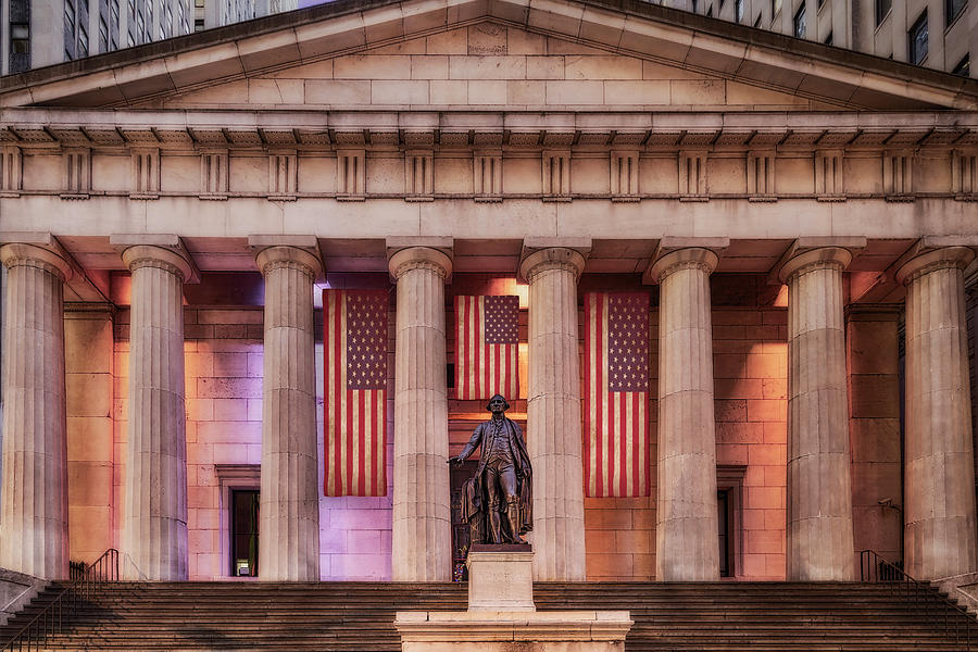 Federal Hall National Memorial NYSE Photograph by Susan Candelario