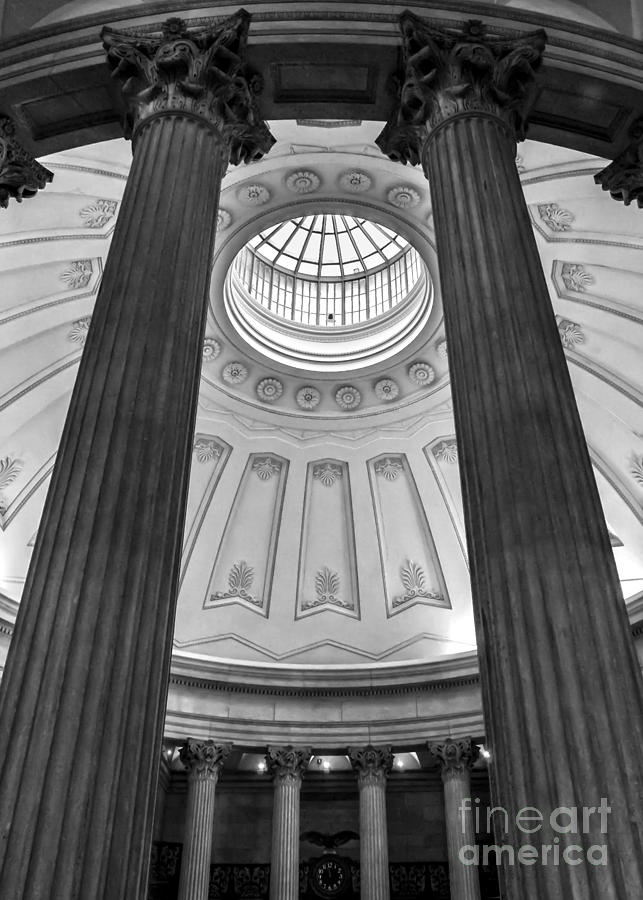 Architecture Photograph - Federal Hall Rotunda by James Aiken