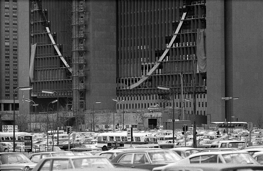 Federal Reserve under construction Photograph by Mike Evangelist