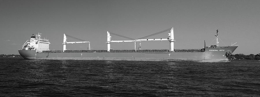Federal Seto Panorama BW Photograph by Mary Bedy