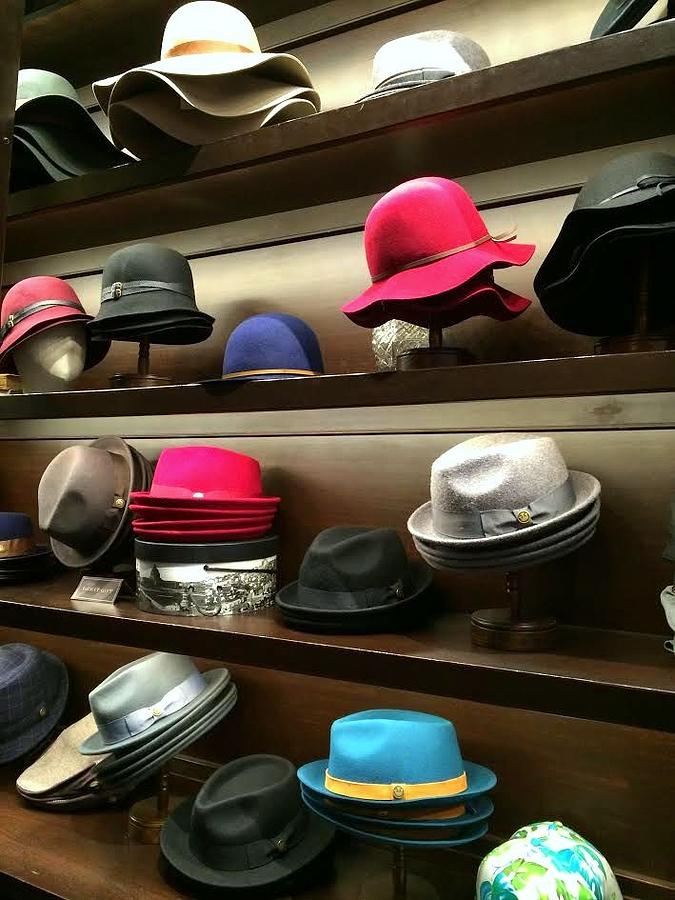 Fedoras and more Photograph by Donna Spadola