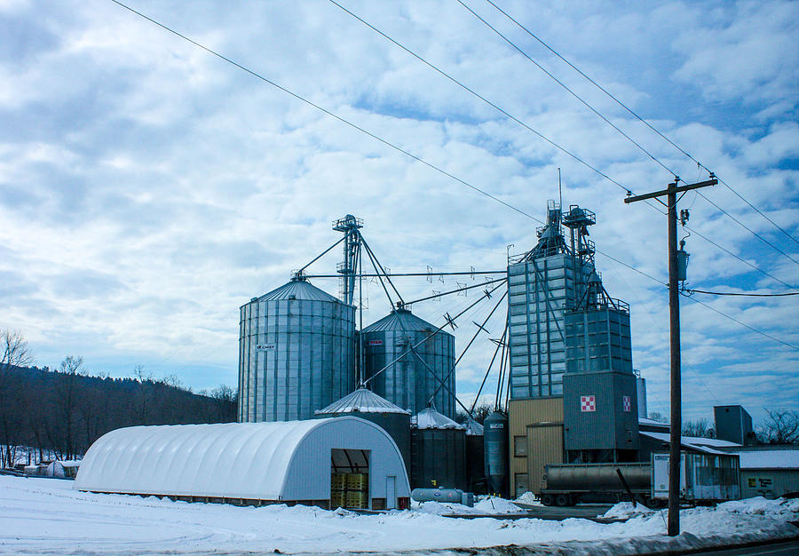 Feed Mill Photograph by William E Rogers