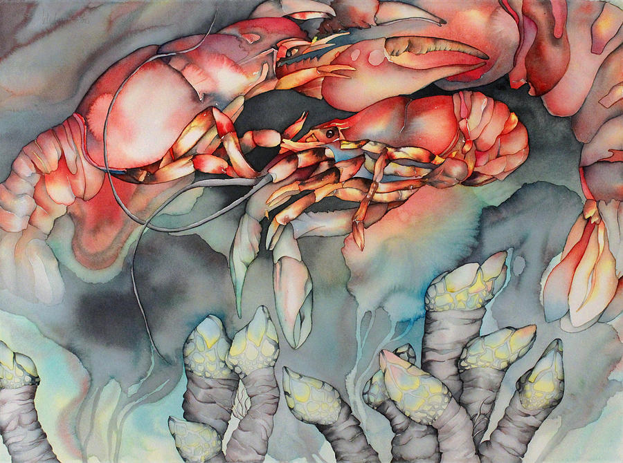 Feeding and breeding Painting by Liduine Bekman
