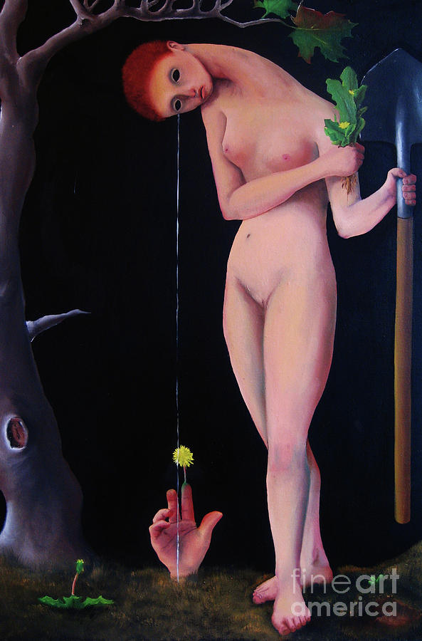 Nude Painting - Feeding Desire by Carin Billings