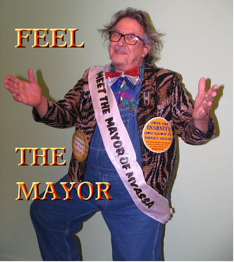 Feel the Mayor Photograph by The Mayor and Jim Williams and Barbara Frey