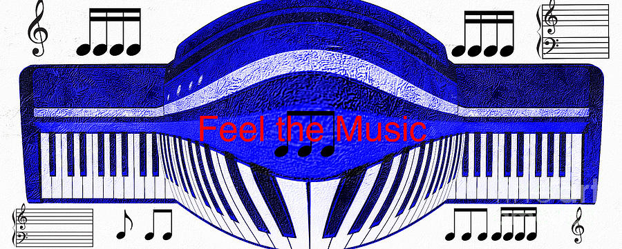 Feel the Music Digital Art by Anne Sands