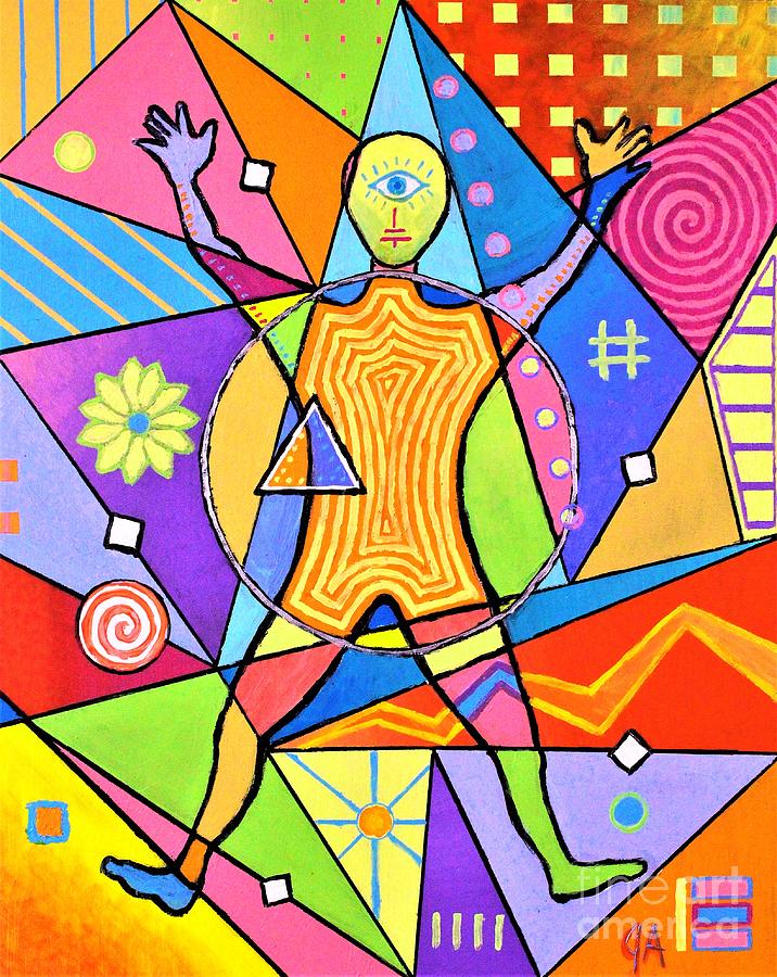 Feel The Vibes Painting by Jeremy Aiyadurai