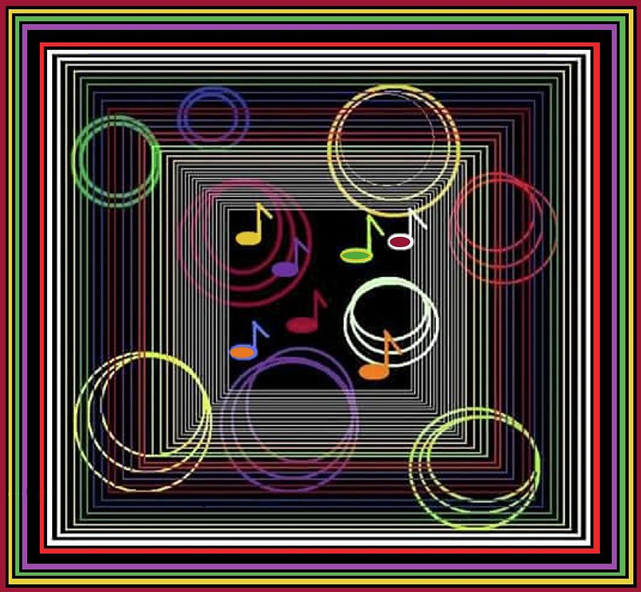 Music Vibration Digital Art by Brenda Phillips