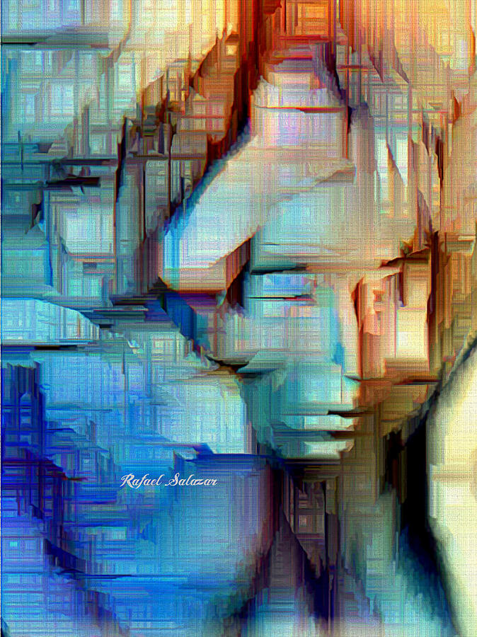 Feeling Blue Digital Art by Rafael Salazar