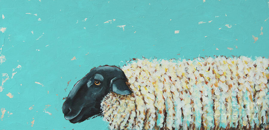 Feeling sheepish Painting by Lucia Stewart