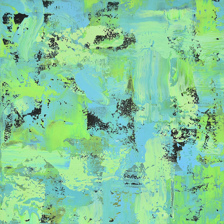 Abstract Painting - Feeling Springy by Alice Lipping Abstract Painting - Feeling Springy by Alice Lipping