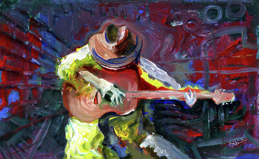 Feeling The Groove Painting By Miko Arts - Fine Art America