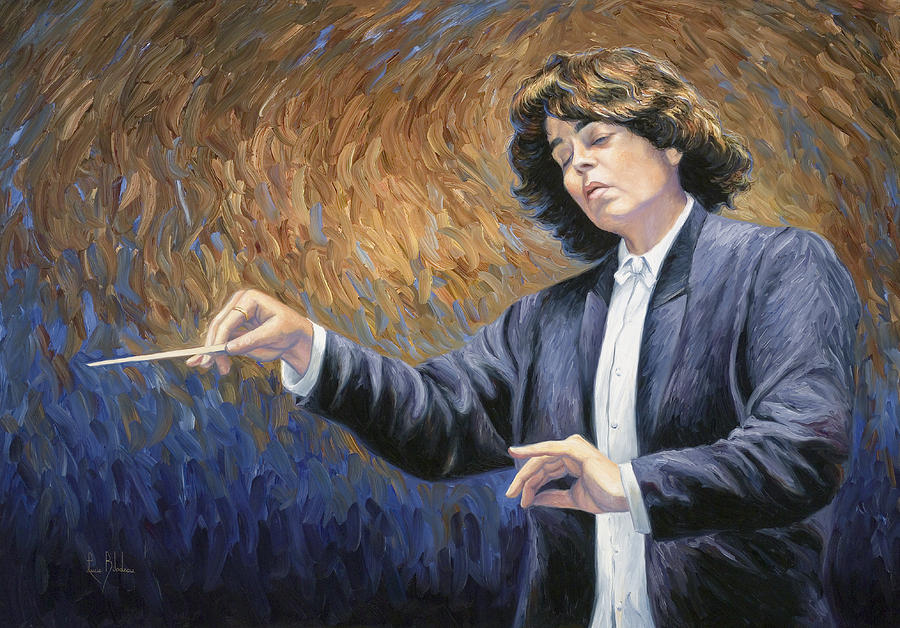 Music Painting - Feeling the Music by Lucie Bilodeau