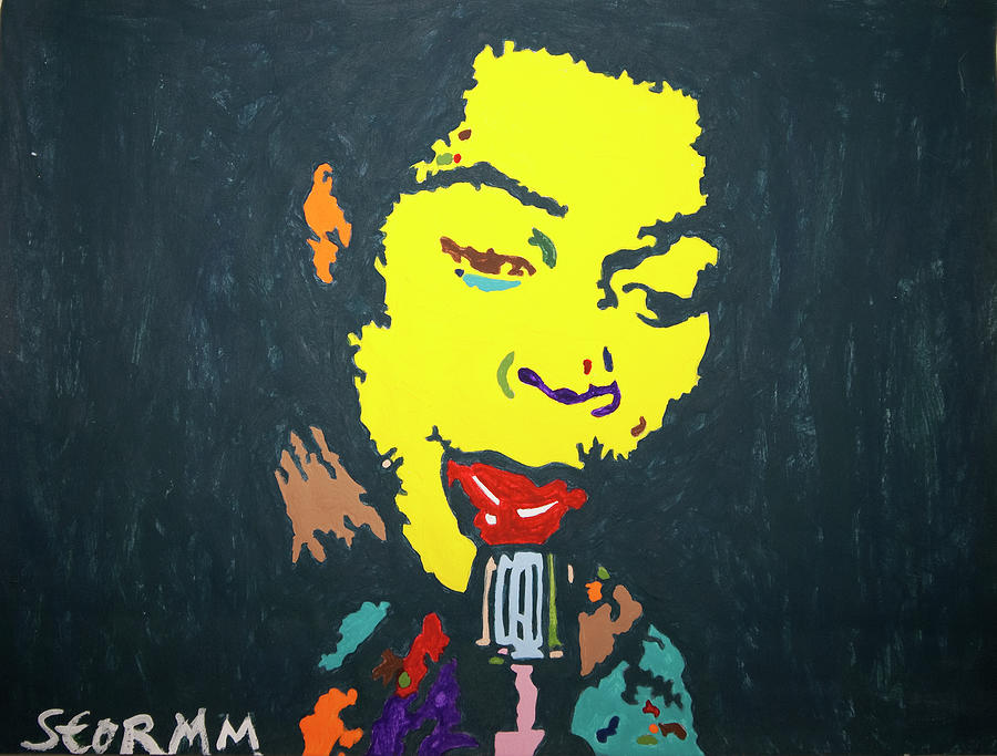 Fela Singing Painting by Stormm Bradshaw