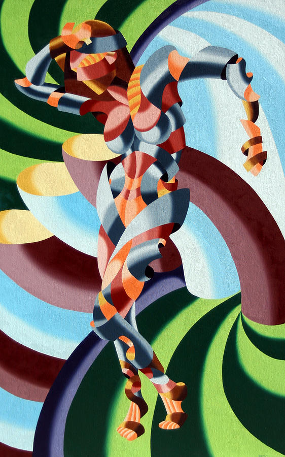 Abstract Painting - Felicia a Go-Go by Mark Webster