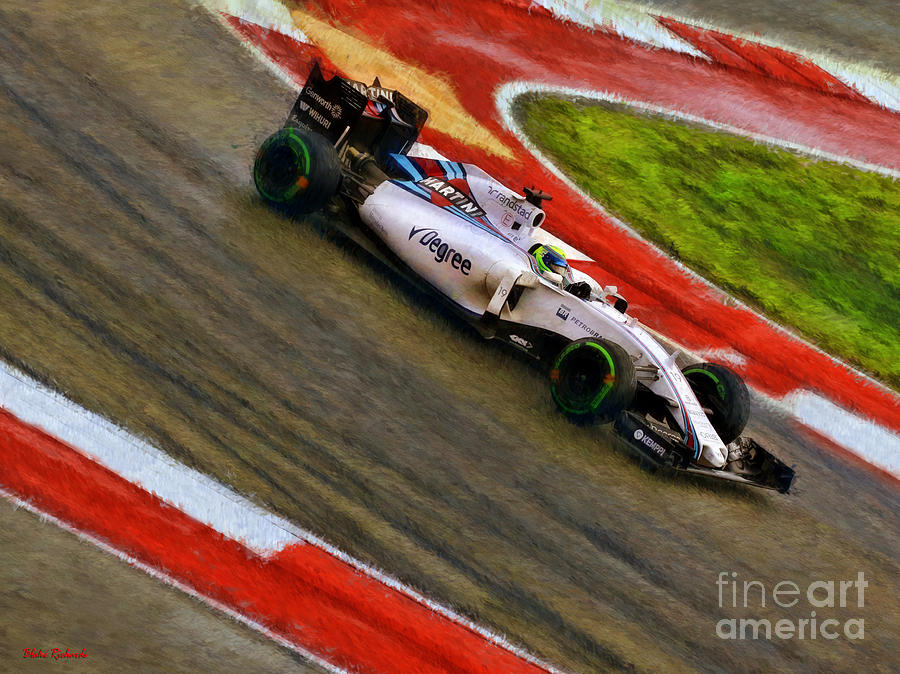 Felipe Massa 2015 Williams Photograph by Blake Richards