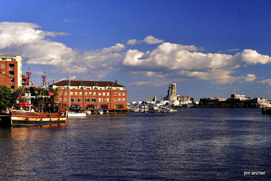 Fells Point on the Harbor Photograph by Jim Archer - Fine Art America