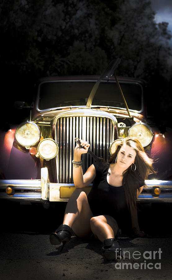 Female Auto Mechanic Photograph by Jorgo Photography