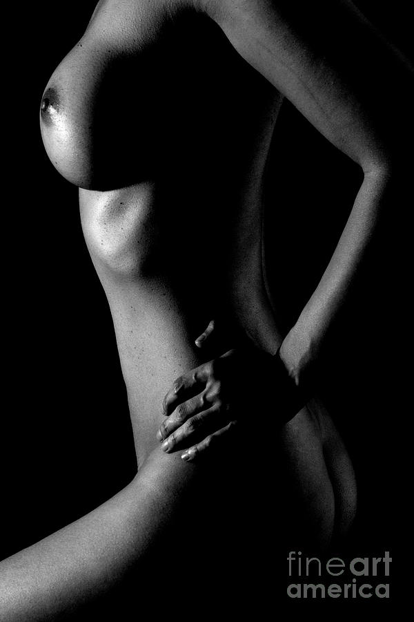 Female Body - BW Photograph by Anthony Totah
