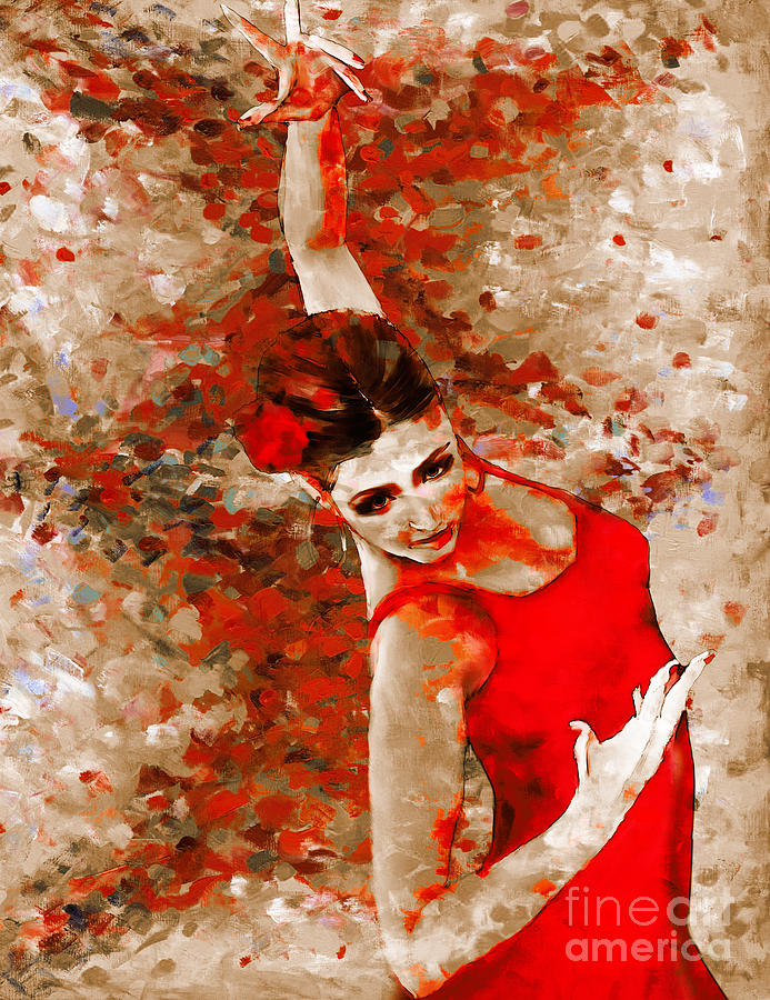 Female dream dancer  Painting by Gull G