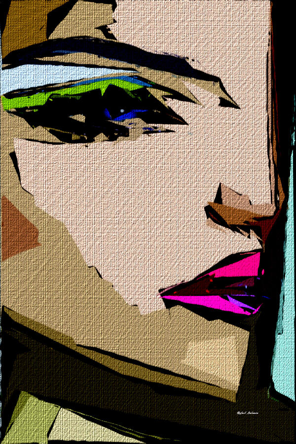 Female Expressions 711 Digital Art by Rafael Salazar
