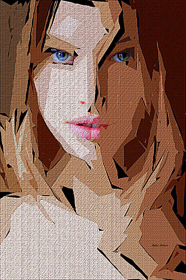 Female Expressions LI Digital Art by Rafael Salazar
