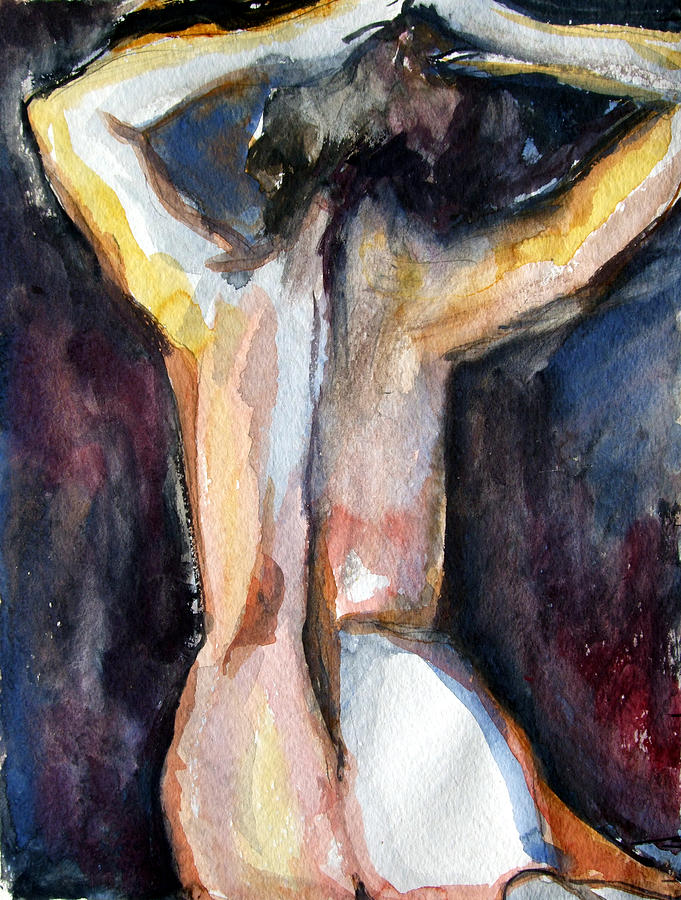 Female Figure Painting by Mindy Newman