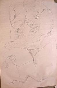 Female Nude 4 Painting by Ladonna Idell Female Nude 4 Painting by Ladonna Idell