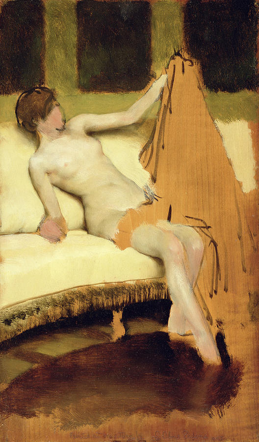 Female Nude Painting by Lawrence Alma-Tadema