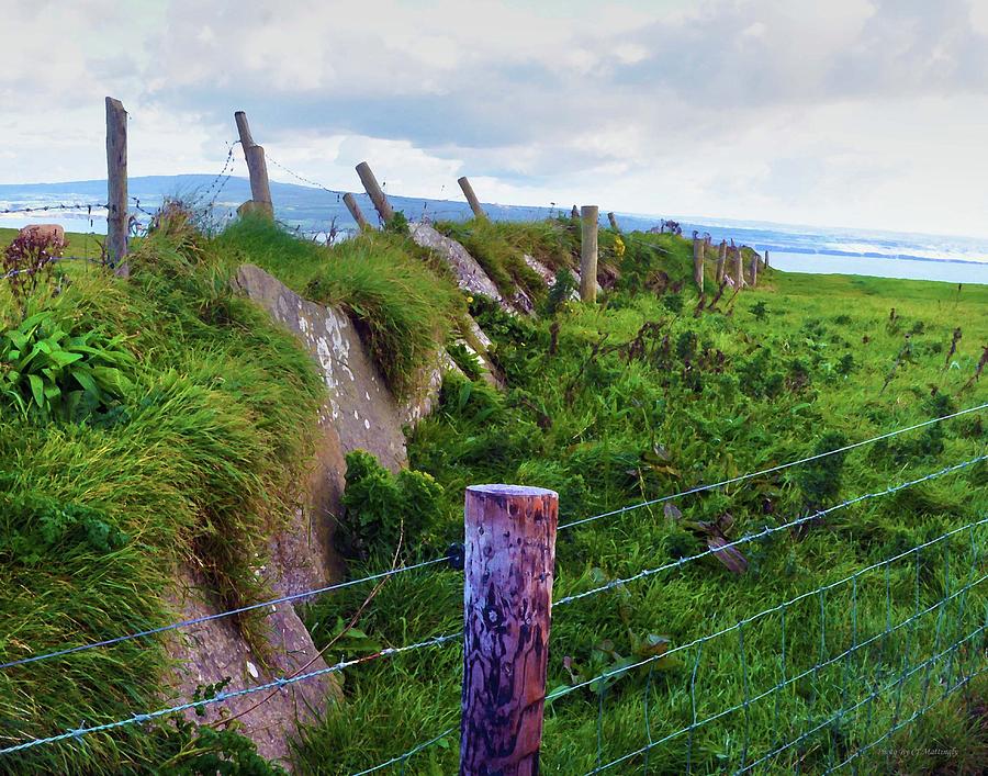 Fence at Moher Photograph by Coke Mattingly