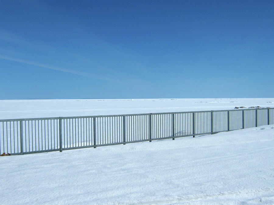 Fence Photograph - Fence in Snow by Emma Frost Fence Photograph - Fence in Snow by Emma Frost