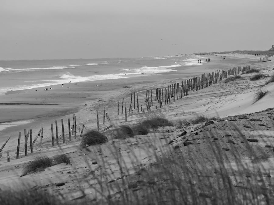 Keisling Photograph - Fence on the Beach by Ann Keisling Keisling Photograph - Fence on the Beach by Ann Keisling