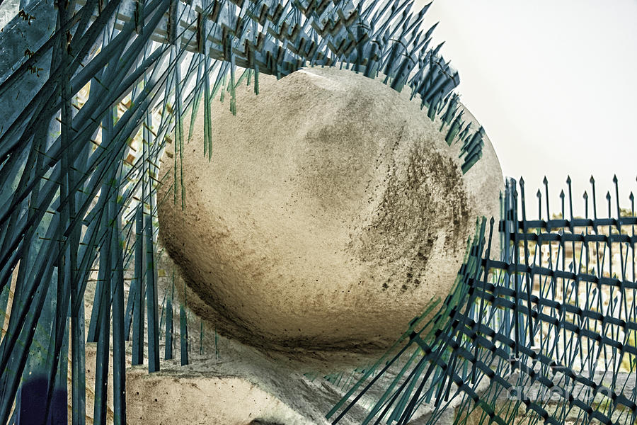 Fenced Ball Digital Art by Georgianne Giese