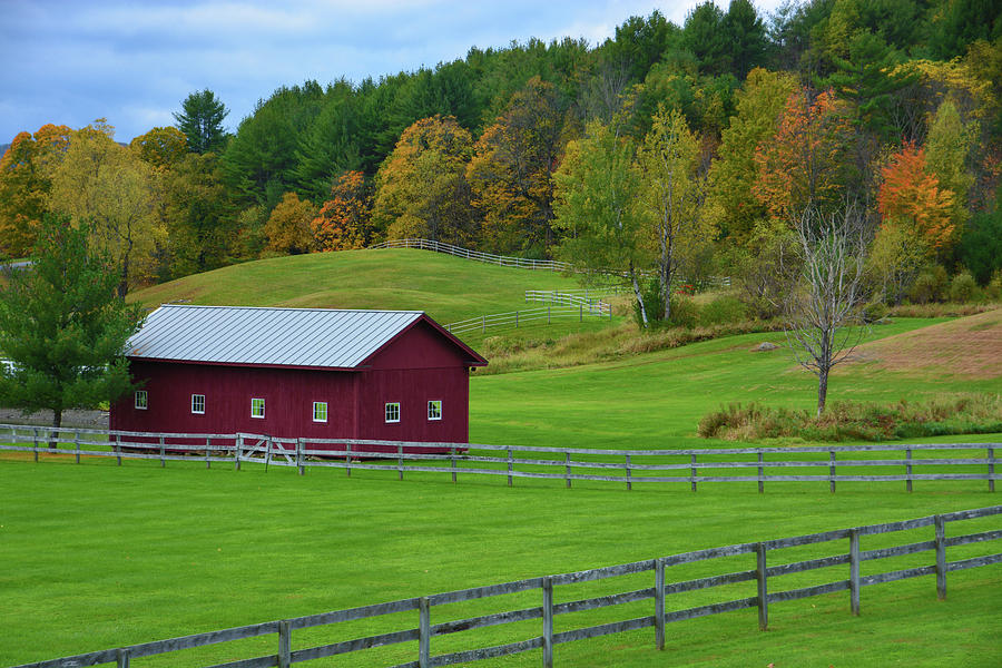 Fenced in New England Farm Photograph by Mike Martin - Fine Art America